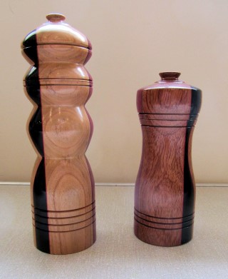 Salt and pepper mills by Chris Withall